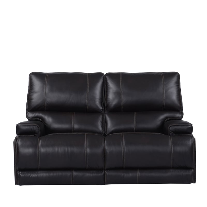 Pemberly Row Contemporary Coffee Power Reclining Sofa and Loveseat