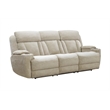 Pemberly Row Contemporary Fabric Power Reclining Sofa and Recliner
