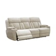 Pemberly Row Contemporary Fabric Power Reclining Sofa and Loveseat