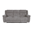 Pemberly Row Contemporary Bristol Grey Power Reclining Sofa and Loveseat