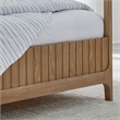 Pemberly Row Contemporary Bedroom Queen Poster Bed with 2 Nightstands