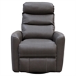 Pemberly Row Contemporary Haze Swivel Glider Recliner Two Pack