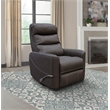 Pemberly Row Contemporary Haze Swivel Glider Recliner Two Pack