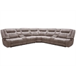 Pemberly Row Contemporary Desert Taupe 7 Piece Reclining Sectional