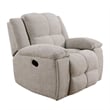 Pemberly Row Contemporary Fabric Opal Taupe Recliner Two Pack