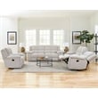 Pemberly Row Contemporary Fabric Opal Taupe Recliner Two Pack