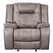 Pemberly Row Contemporary Desert Taupe Glider Recliner Two Pack