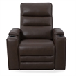 Pemberly Row Contemporary Autumn Umber Power Zero Gravity Recliner
