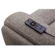 Pemberly Row Contemporary Frappe Power Reclining Sofa and Recliner