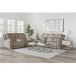 Pemberly Row Contemporary Frappe Power Reclining Sofa and Loveseat