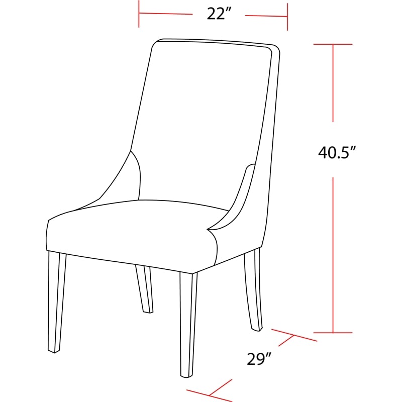 Pemberly Row Contemporary 60 In. Dining Table With 4 Upholstered Chairs