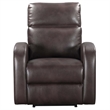 Pemberly Row Contemporary Pebble Brown Manual Recliner Two Pack