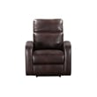 Pemberly Row Contemporary Pebble Brown Power Recliner Two Pack