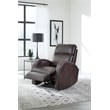 Pemberly Row Contemporary Pebble Brown Power Recliner Two Pack