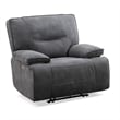 Pemberly Row Contemporary Cobalt Zero Gravity Power Recliner Two Pack