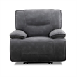 Pemberly Row Contemporary Cobalt Zero Gravity Power Recliner Two Pack