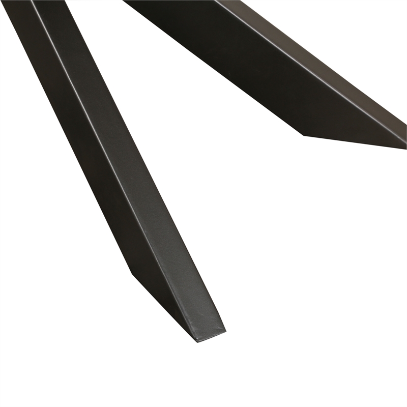 Pemberly Row Contemporary 86 In. Dining Table With 4 Upholstered Chairs