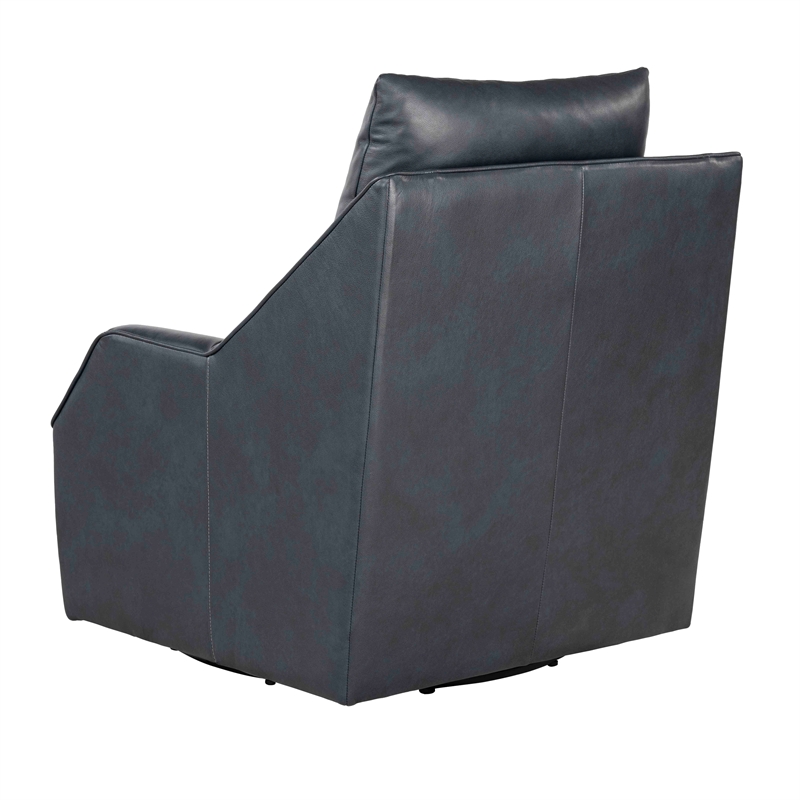 Pemberly Row Contemporary Steamboat Marine Swivel Accent Chair Two Pack
