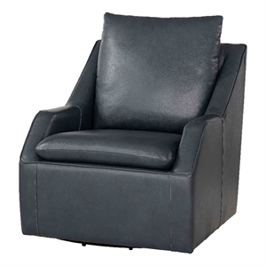 Pemberly Row Contemporary Steamboat Marine Swivel Accent Chair