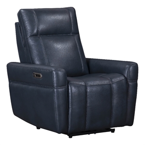 Pemberly Row Contemporary Steamboat Marine Power Zero Gravity Recliner