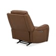 Pemberly Row Contemporary Butternut Power Glider Recliner Two Pack