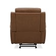 Pemberly Row Contemporary Butternut Power Glider Recliner Two Pack