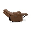 Pemberly Row Contemporary Butternut Power Glider Recliner Two Pack