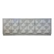 Pemberly Row Contemporary Engineered Wood White Finish Wash 90