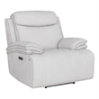 Pemberly Row Contemporary Airy Snow Power Zero Gravity Recliner
