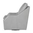 Pemberly Row Contemporary Steamboat Ice Swivel Accent Chair Two Pack
