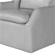 Pemberly Row Contemporary Steamboat Ice Swivel Accent Chair Two Pack