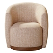 Pemberly Row Contemporary Sand Dollar Swivel Accent Chair Two Pack