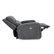 Pemberly Row Contemporary Bizmark Grey Power Recliner Two Pack