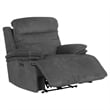 Pemberly Row Contemporary Airy Midnight Power Zero Gravity Recliner