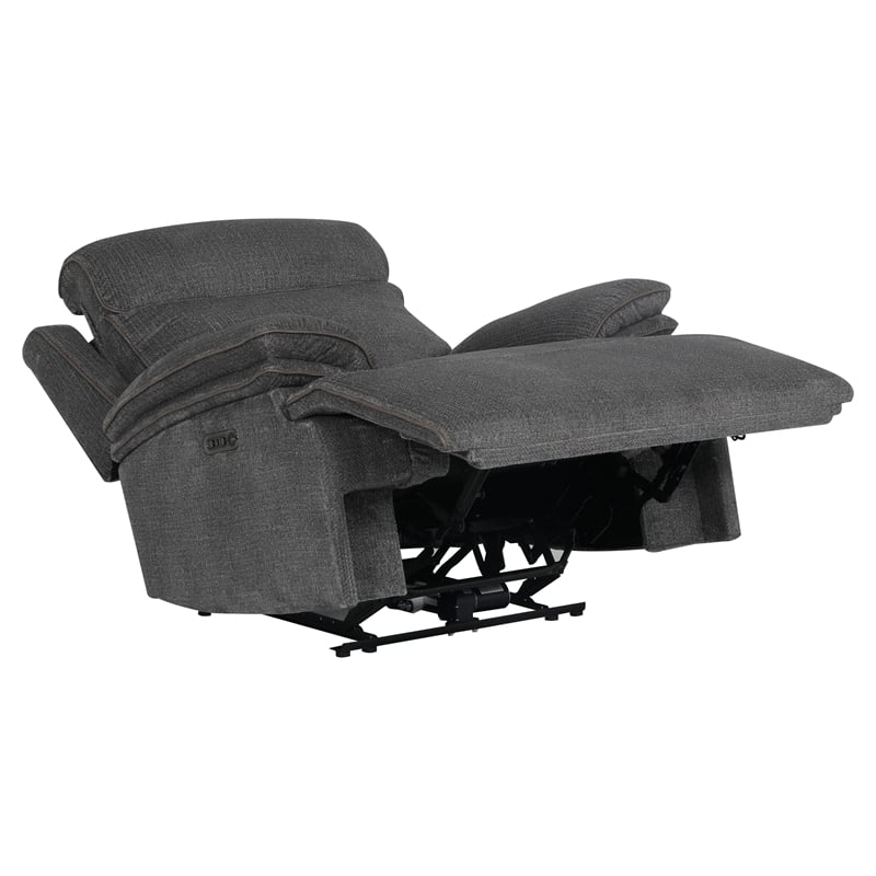 Pemberly Row Contemporary Airy Midnight Power Zero Gravity Recliner