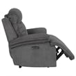Pemberly Row Contemporary Airy Midnight Power Zero Gravity Recliner