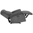 Pemberly Row Contemporary Airy Midnight Power Zero Gravity Recliner