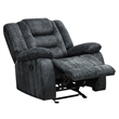 Pemberly Row Contemporary Misty Storm Glider Recliner Two Pack