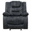 Pemberly Row Contemporary Misty Storm Glider Recliner Two Pack