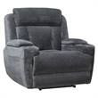 Pemberly Row Contemporary Lucky Charcoal Power Recliner Two Pack