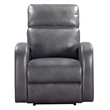 Pemberly Row Contemporary Pebble Grey Power Recliner Two Pack
