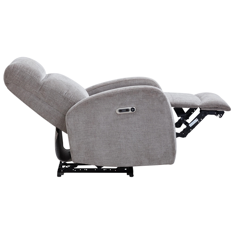 Pemberly Row Contemporary Whiskers Nature Power Recliner Two Pack