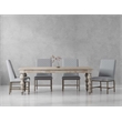 Pemberly Row Contemporary 84 In. Dining Table With 4 Upholstered Chairs