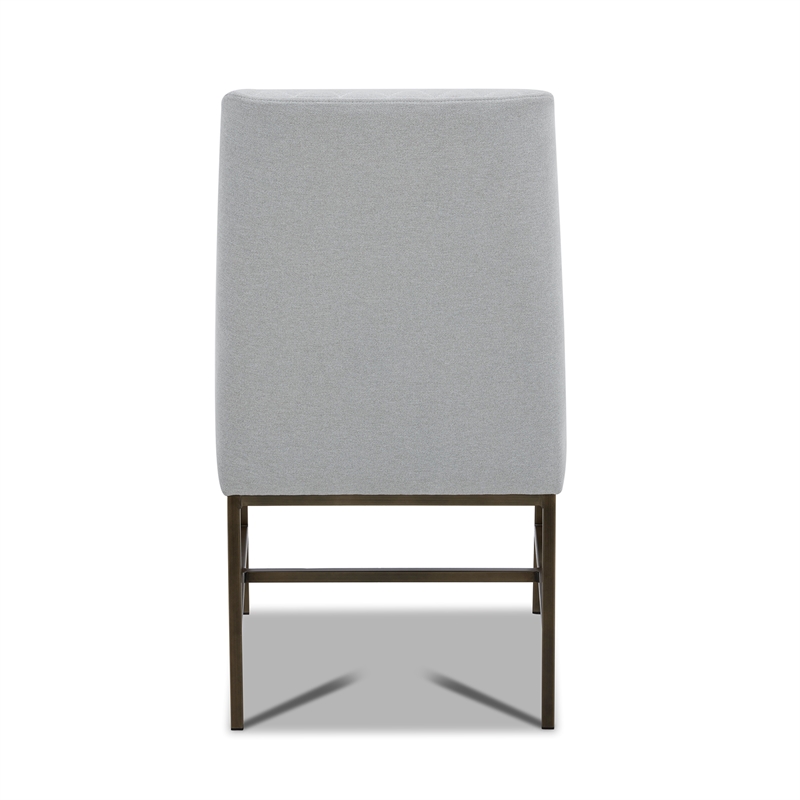 Pemberly Row Contemporary 84 In. Dining Table With 4 Upholstered Chairs