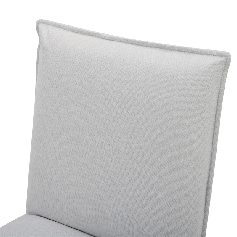 Pemberly Row Contemporary 84 In. Dining Table With 4 Upholstered Chairs