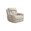 Pemberly Row Contemporary Fabric Power Recliner Two Pack in Ivory