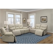 Pemberly Row Contemporary Fabric Oyster Power Recliner Two Pack