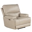 Pemberly Row Contemporary Linen Cordless Power Recliner Two Pack