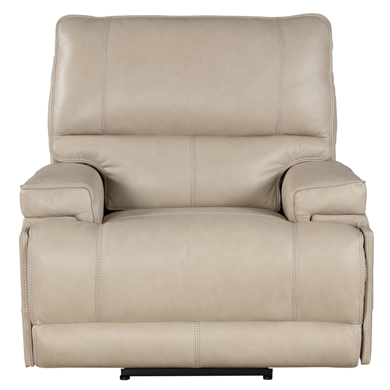 Pemberly Row Contemporary Linen Cordless Power Recliner Two Pack