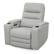 Pemberly Row Contemporary Stone Power Zero Gravity Recliner Two Pack